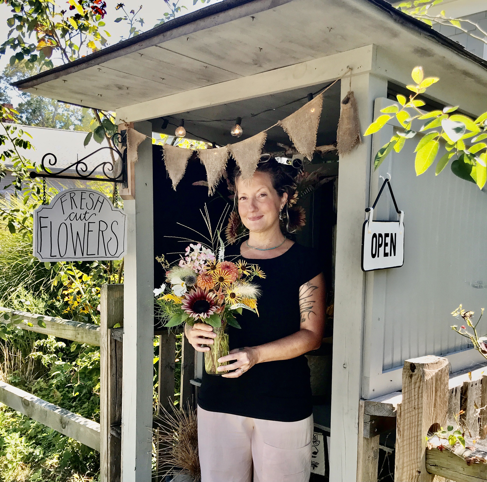 CT Hospice nurse turns to micro flower farming in Short Beach