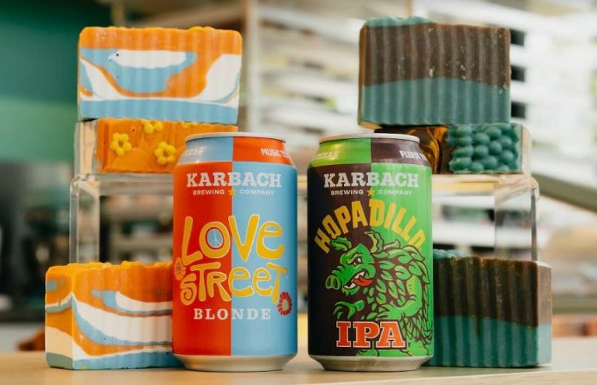 Buff City Soap has a line of Houston-themed soaps, including Karbach beer soaps.