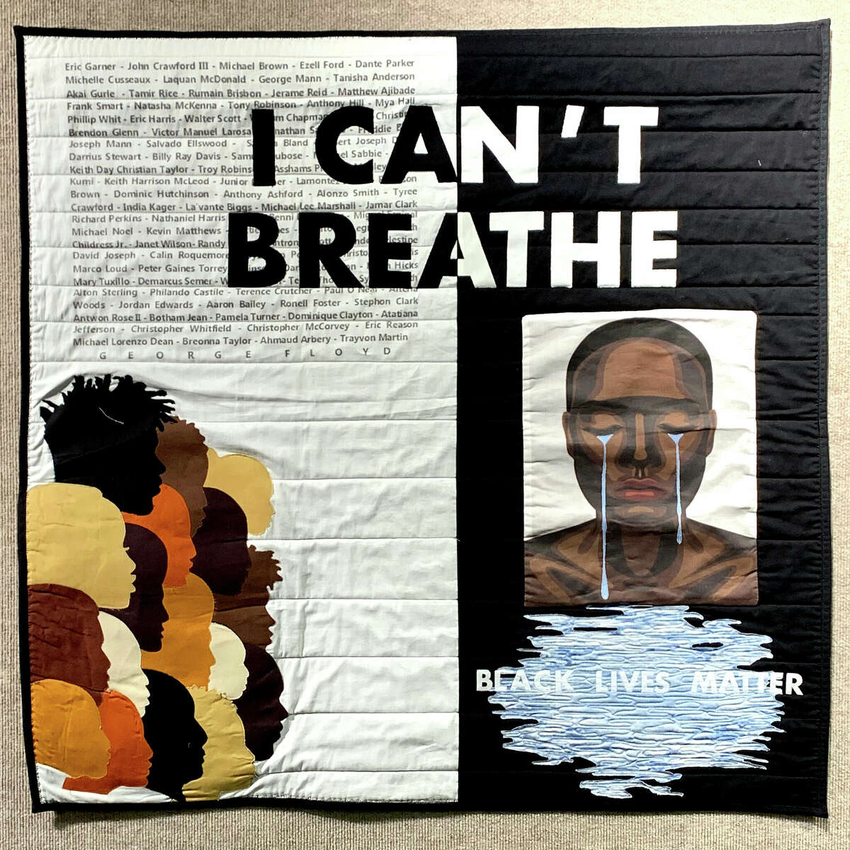 "I Can't Breathe" by Georgia Williams. Photo by Andy Coughlan
