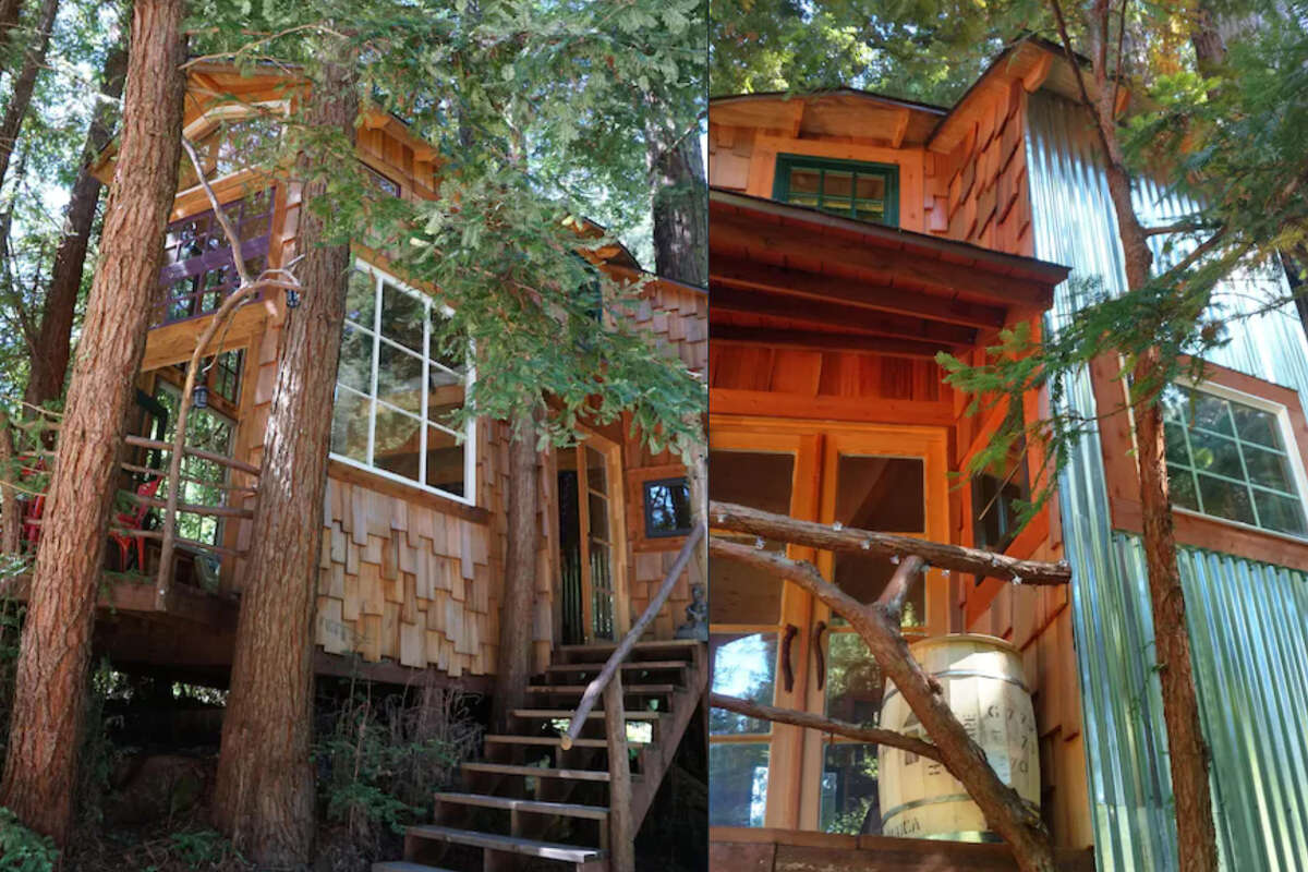 Stay in a Treehouse in the Santa Cruz Mountains, Redwoods, Beaches & Silicon Valley for $191/night