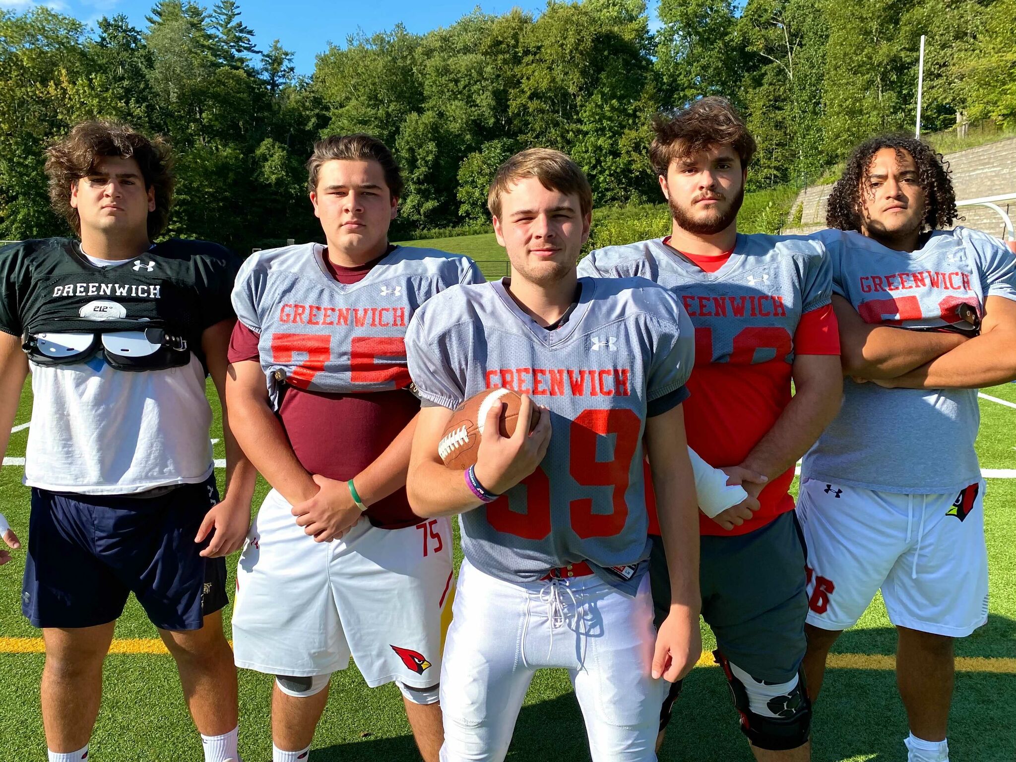 Running game, defense powers Greenwich football team past Stamford