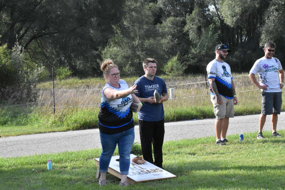 The Beer Tent and Cornhole Tournament for CMN took place Saturday with a few dozen people testing their corn hole skills.