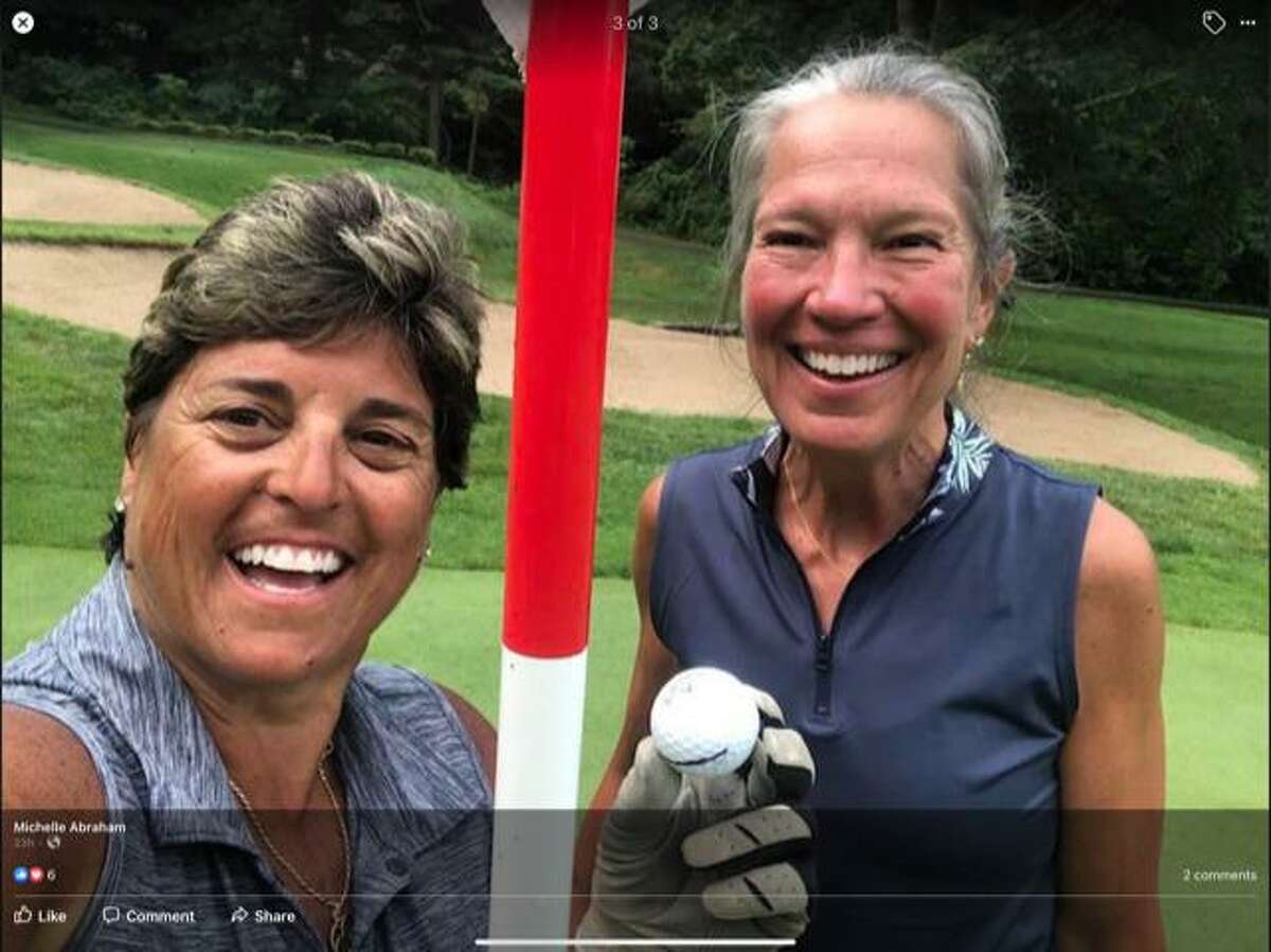 Michelle Abraham of Old Saybrook, while golfing with Beth Sullivan of Old Lyme, scored a Hole in One at the Old Lyme Country Club on Hole #3 on July 18, White pin, 110 yards, using her 8 iron.