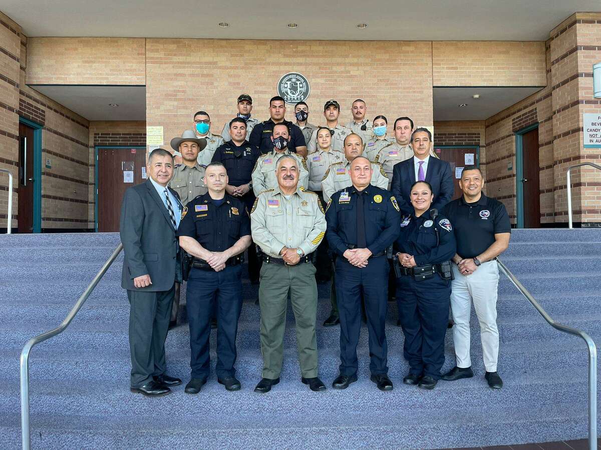 UISD Police Department and local enforcement agencies gathered at the Student Activity Complex Auditorium on Thursday, Sept. 21, 2022 to provide information about the Operation Security Plan. Several UISD school campuses have already been adopted by the Adopt A School initiative.