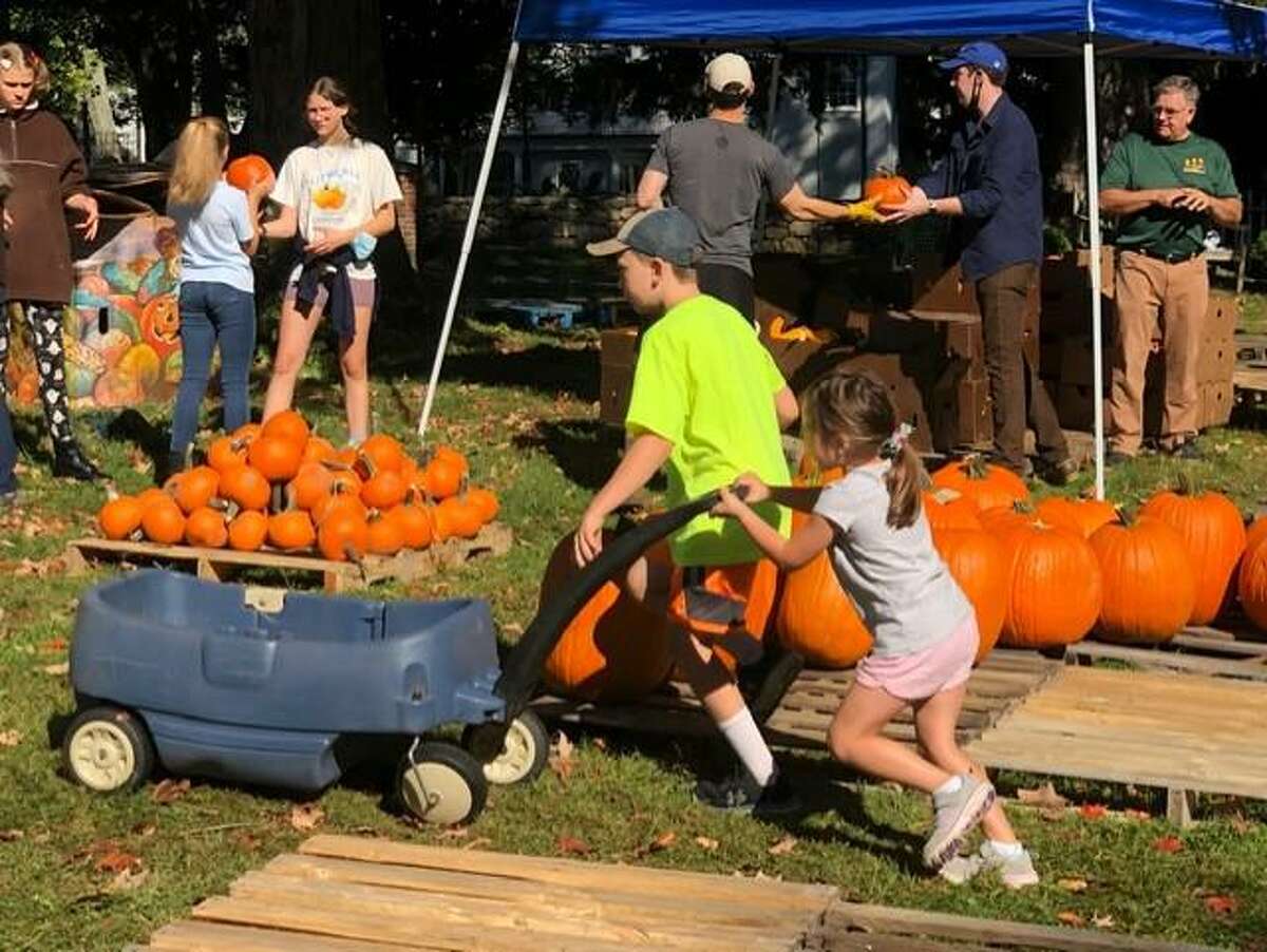 The Jesse Lee Memorial United Church in Ridgefield pumpkin patch is open from Saturday, October 1, through Sunday, October 30. Shown is a photo for the activity.