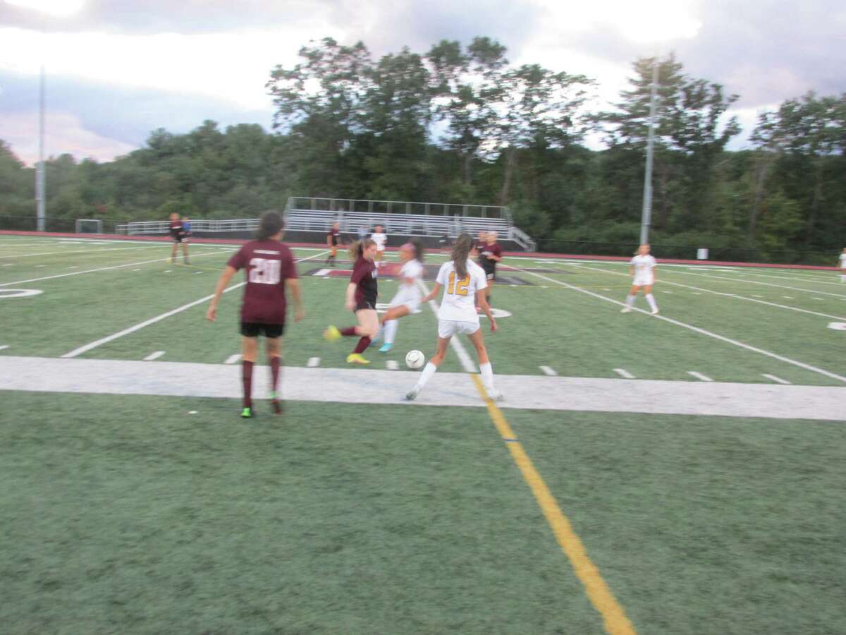 A young Seymour's girls soccer team earned its first win of the season in a tight game against Torrington Thursday night at the Robert H. Frost Sports Complex.