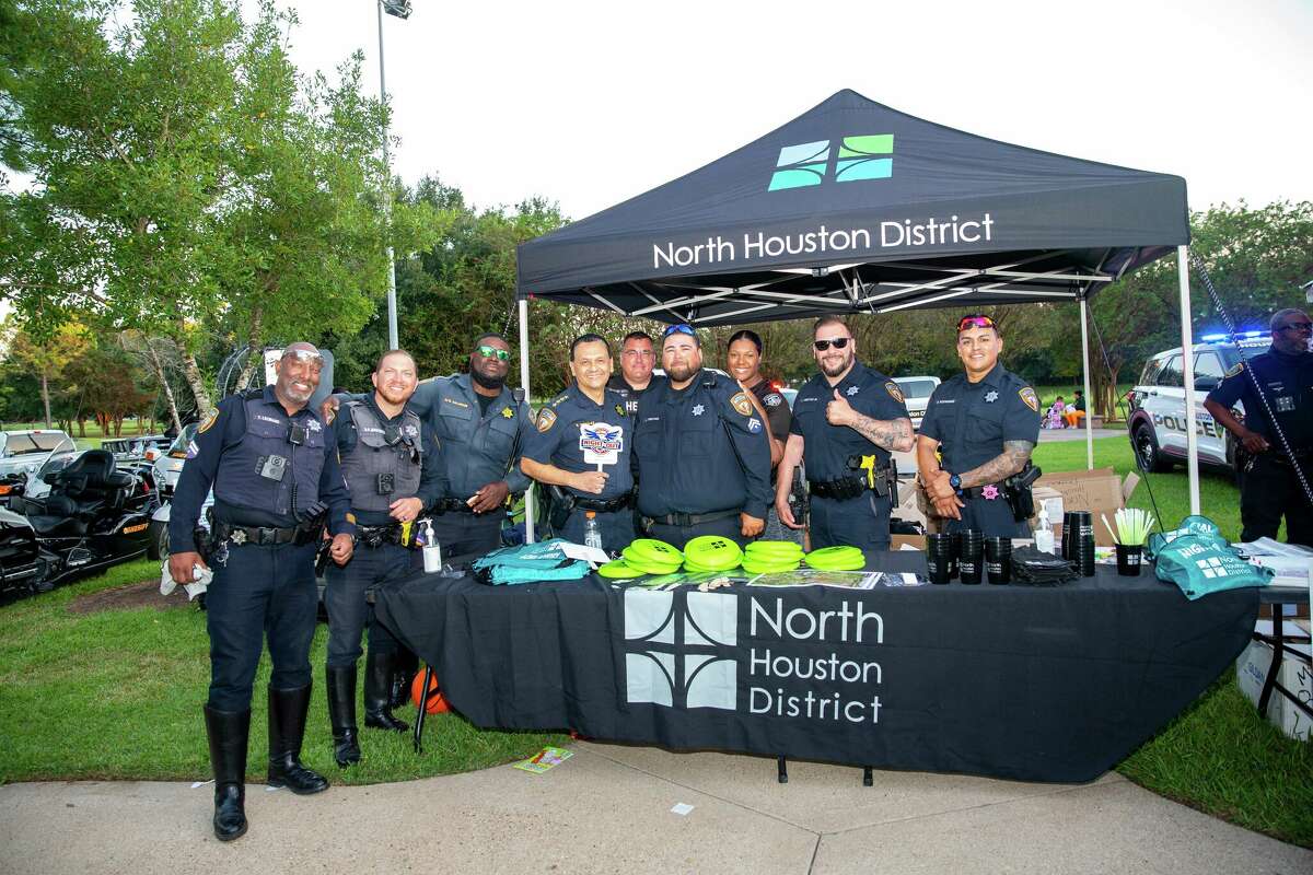 The North Houston District's 2022 National Night Out event is scheduled for Oct. 4 from 5-8 p.m. at Tom Wussow Park, 500 Greens Rd. in Houston. Shown here is a previous National Night Out event.
