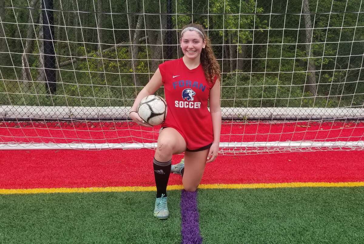 Foran girls soccer player Colleen Ardolino, a senior, has two hat tricks in her first four games this season. 