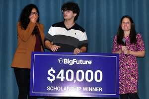 West Haven student surprised by $40,000 scholarship award