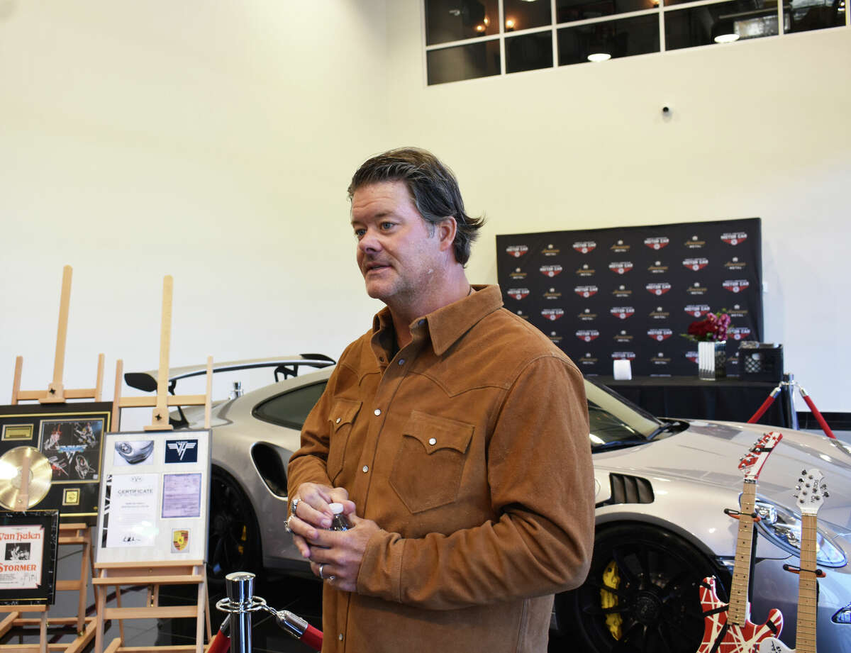 Chris Bishop, CEO of North American Motor Car, at the company's new auto storage and custom renovation shop in Danbury, Conn., on Friday, Sept. 23, 2022.