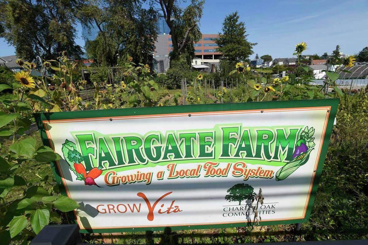 The city has awarded has awarded Stamford’s Fairgate Farm, shown in a photograph taken on Sept. 22, 2020 in Stamford, Connecticut, $4,500 to purchase a mini-exactor and develop promotional campaign materials for educational workshops.