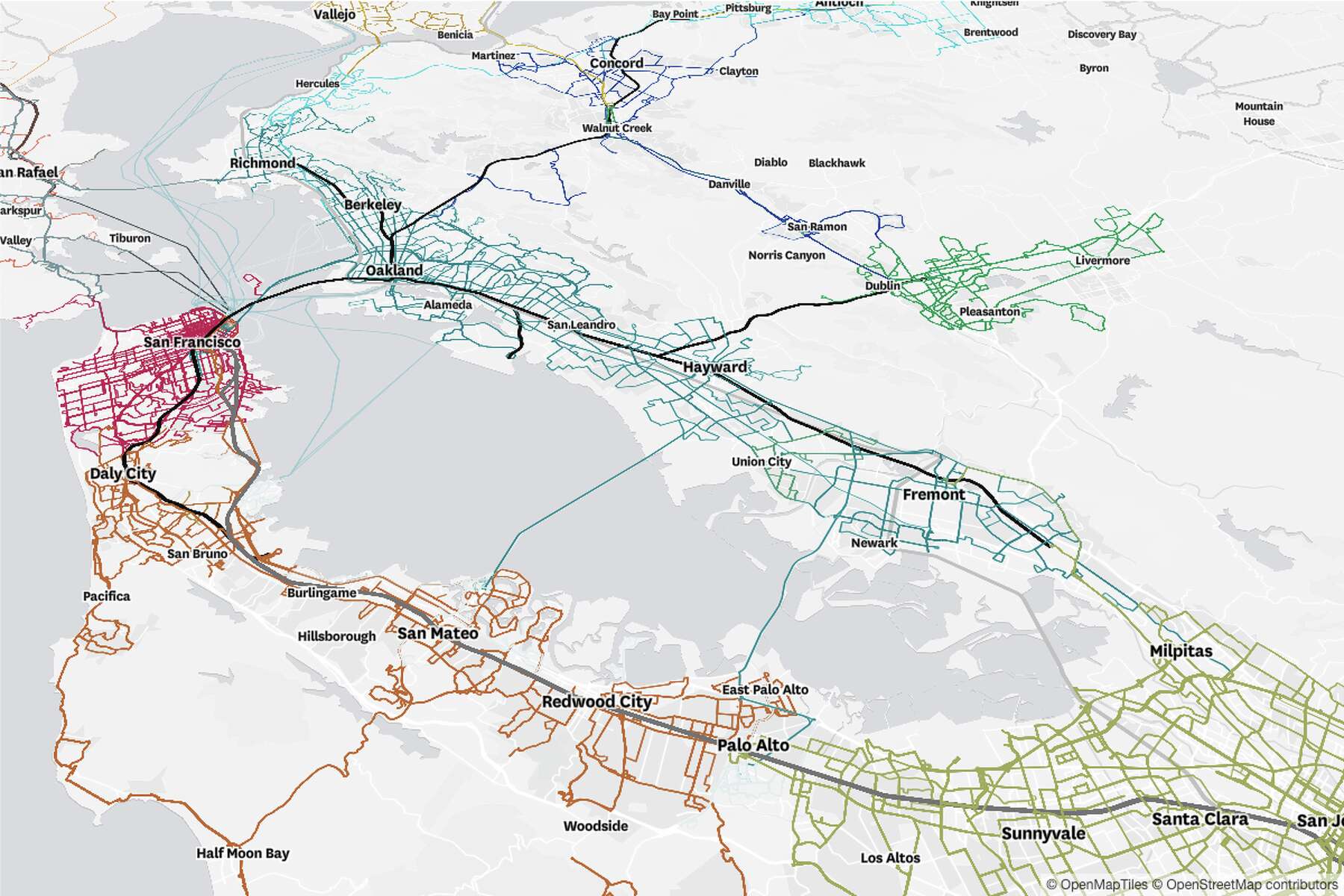 Our Bay Area transit map is an unholy mess. Here's why I have hope for the  future