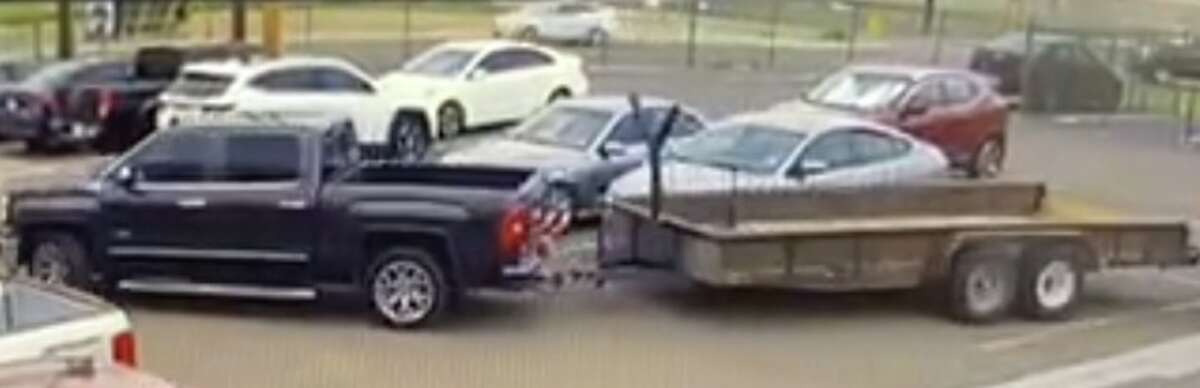 The Laredo Police Department is seeking a truck owner who was involved in a hit and run in a parking lot on Del Mar.