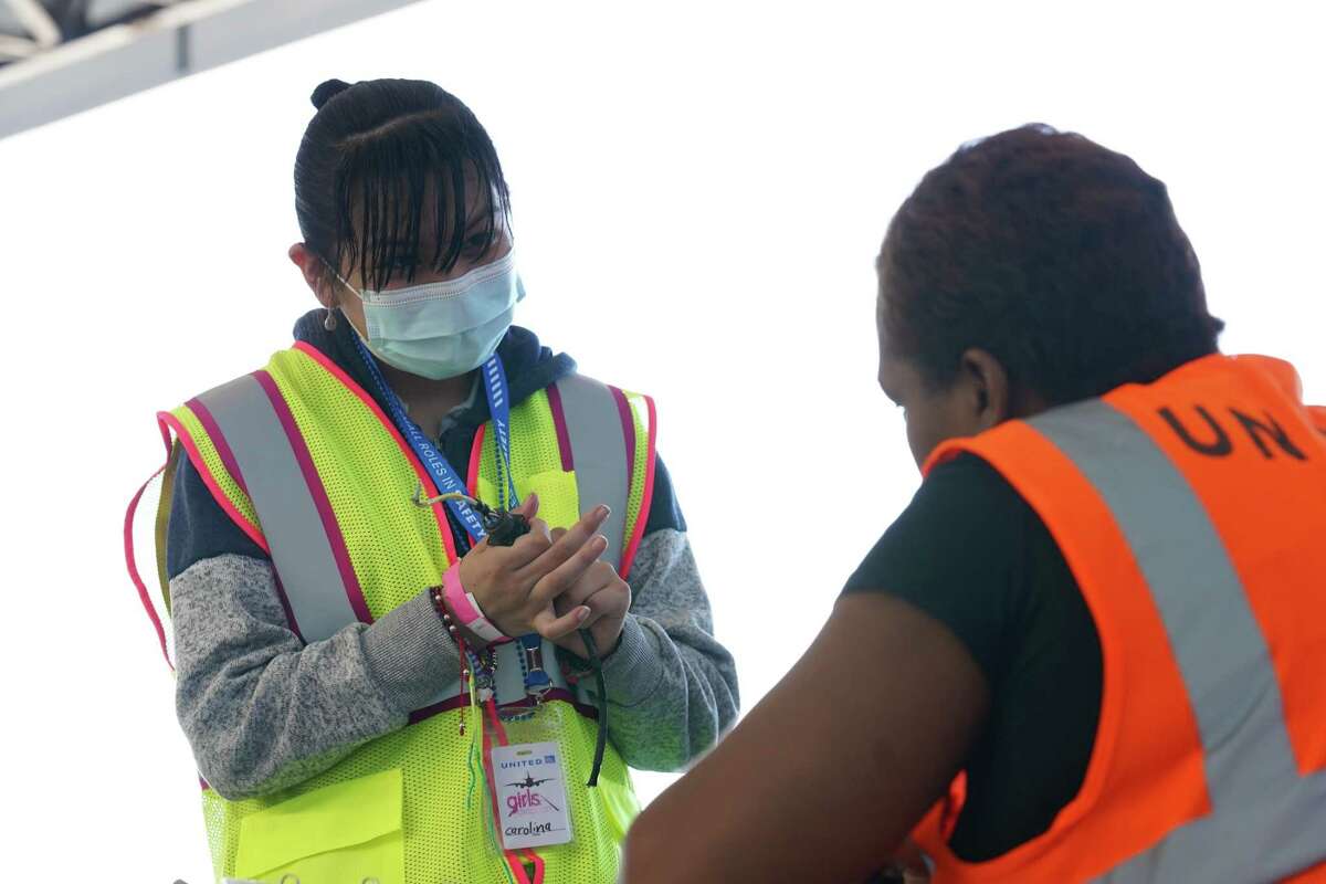 United Airlines in Houston hosts over 30 young women for ‘Girls in