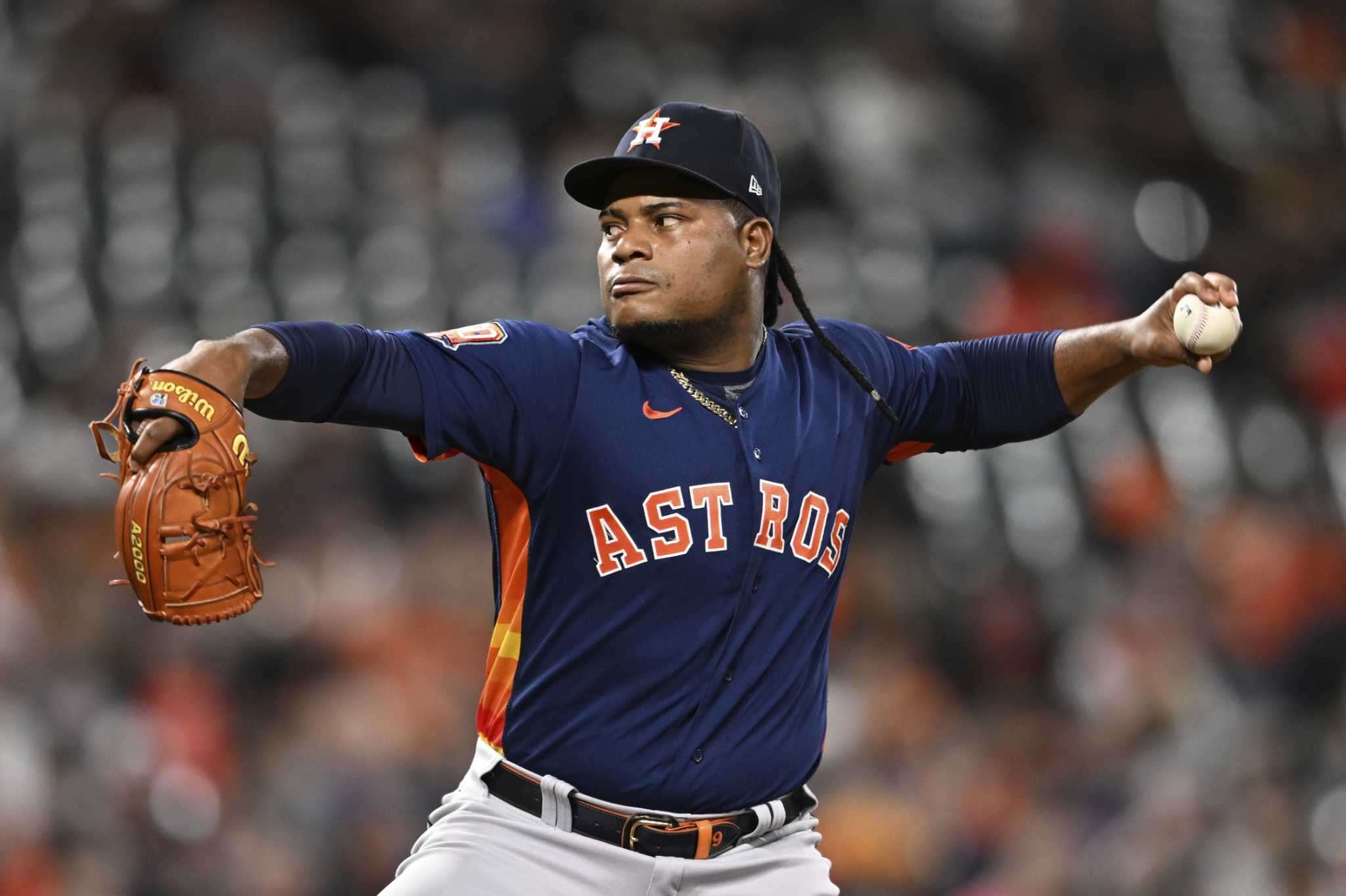 NO HITTER⚾💥: History made as Astros' Framber Valdez throws no-hitter in  2-0 victory over Cleveland Guardians