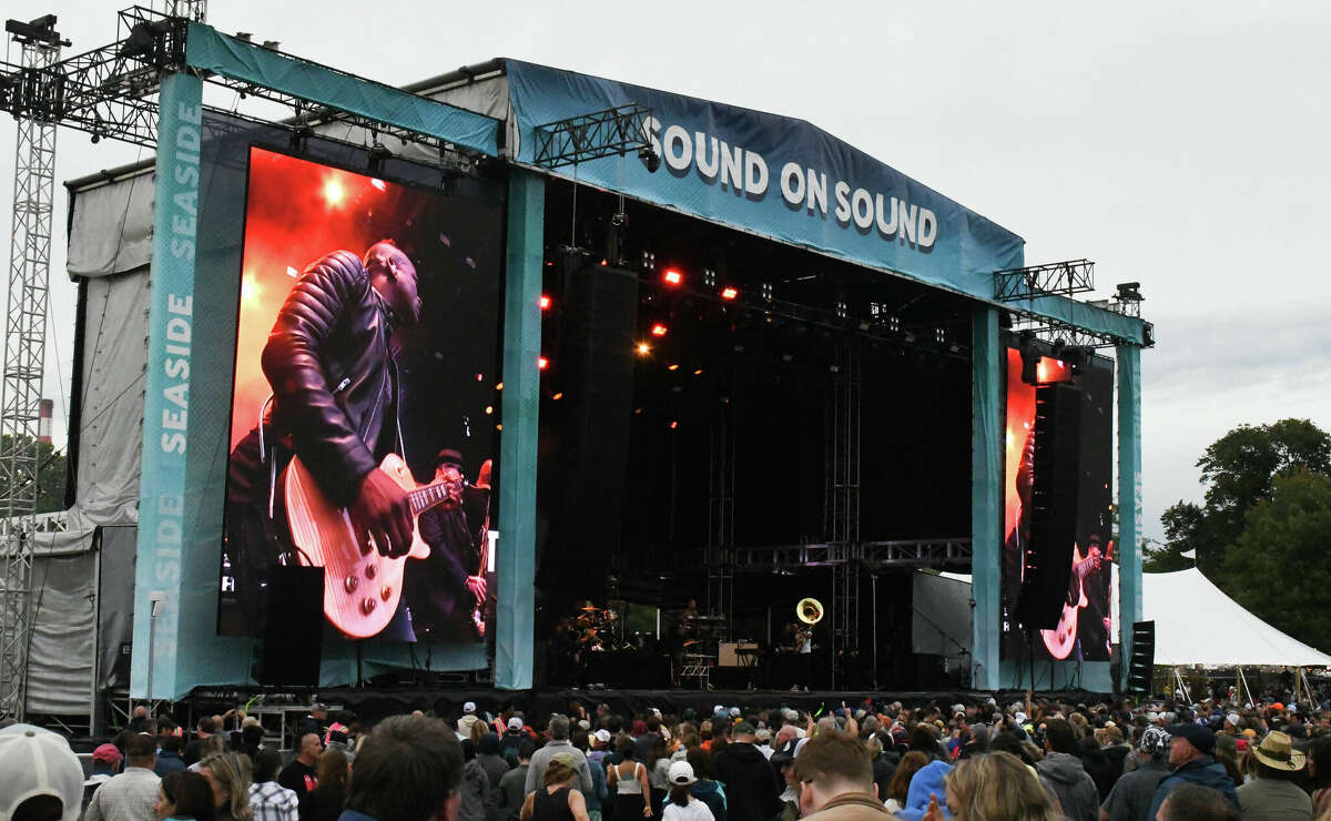 Scenes from the Sound On Sound music festival in Bridgeport, Conn. on Sunday, Sept. 25.