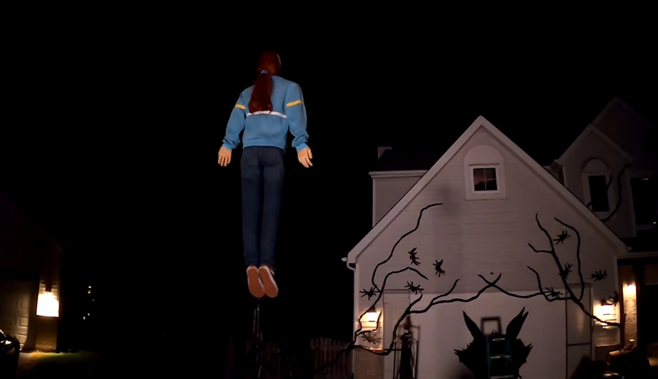 Video Family's floating 'Stranger Things' Halloween decoration creates