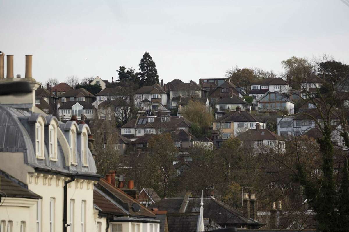Residential houses in the Forest Hill district of London on Nov. 24, 2020.