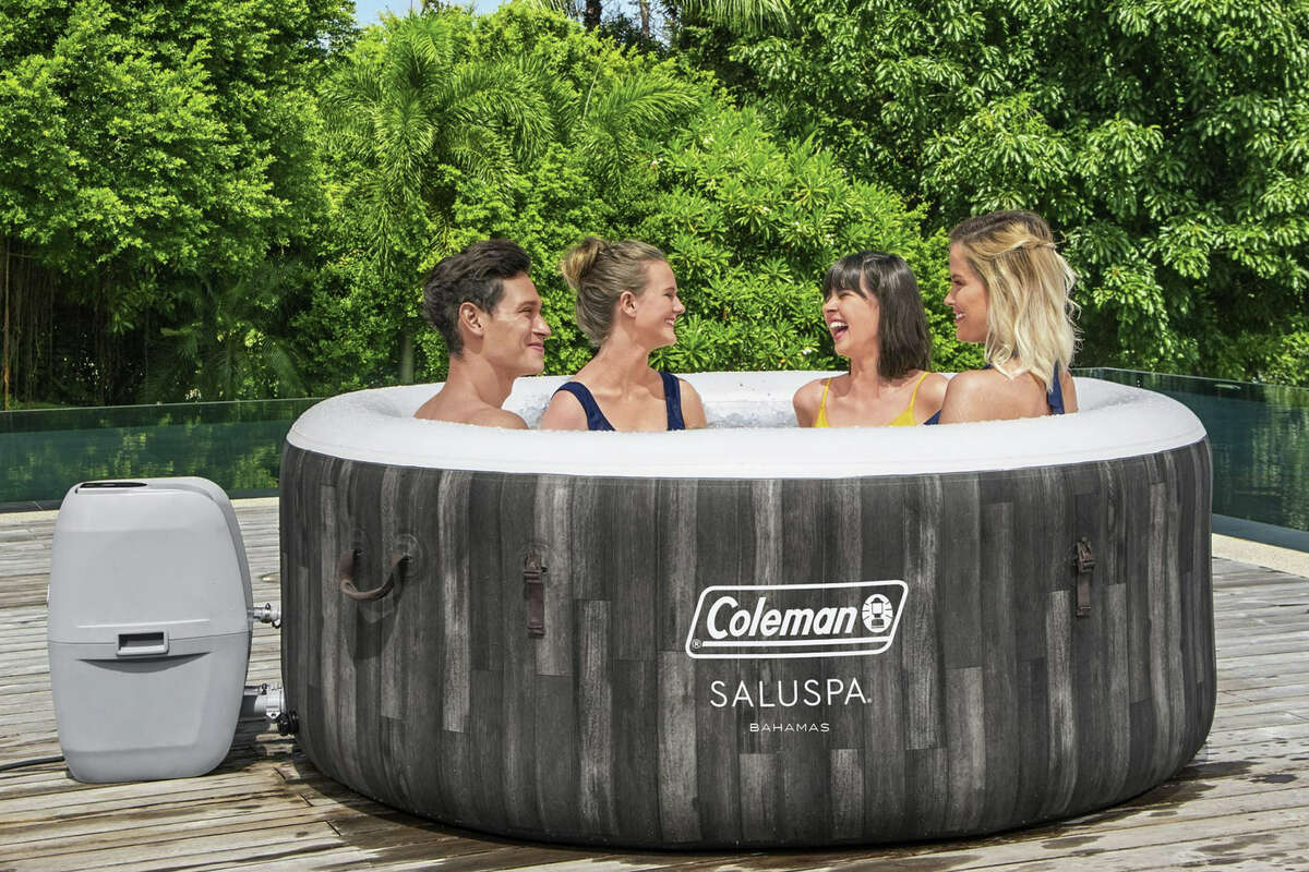 Story photo for This inflatable Coleman spa has a 4-person capacity and massage jets for $245