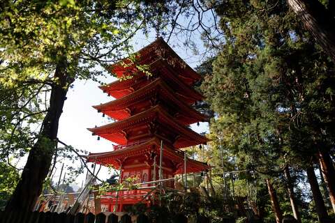 San Francisco’s Japanese Tea Garden pagoda unveiled after its first