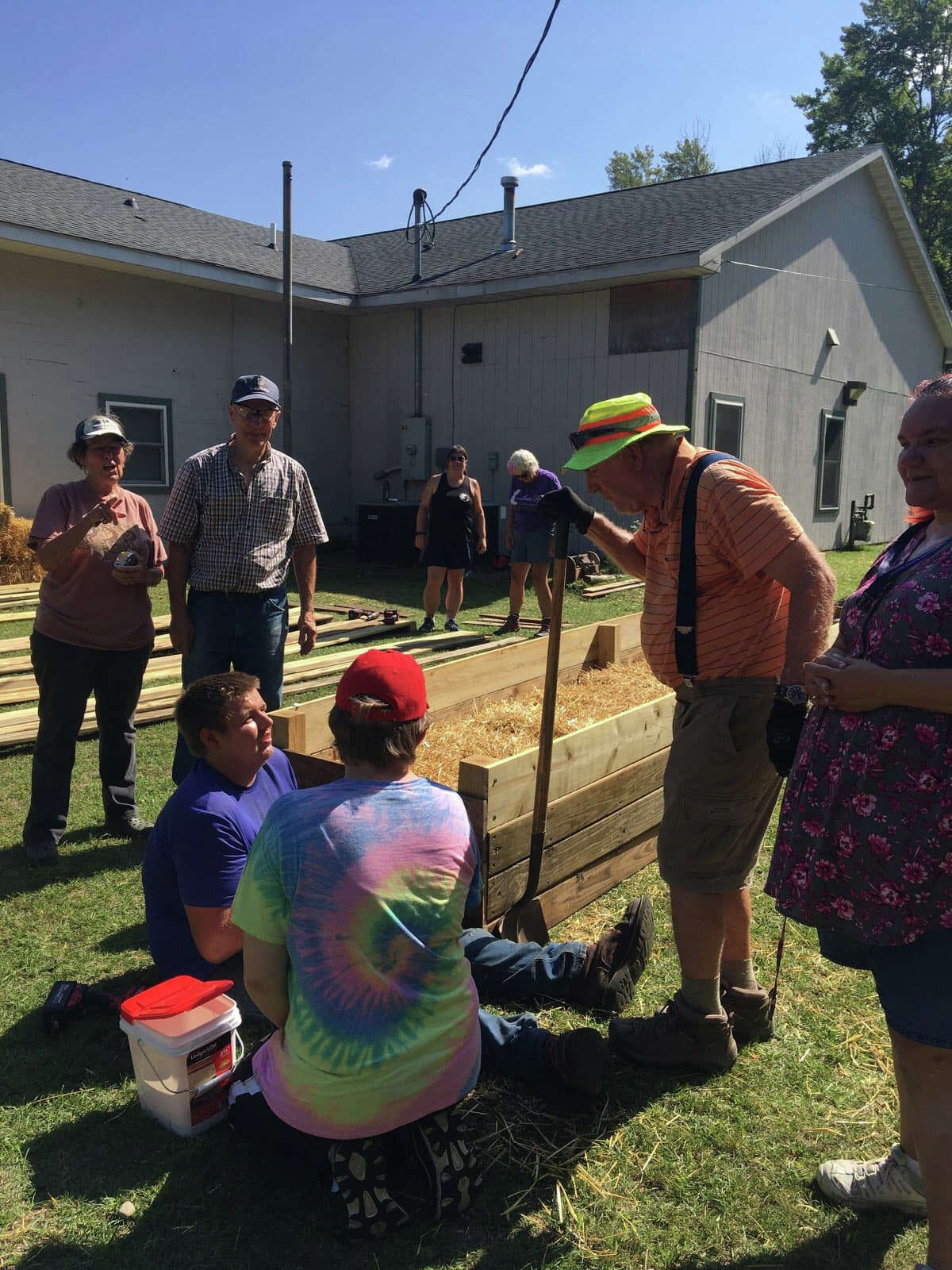 The Good Time Bowlers not only meet for recreation and fun, but also do service outreach, such as a community garden project. 