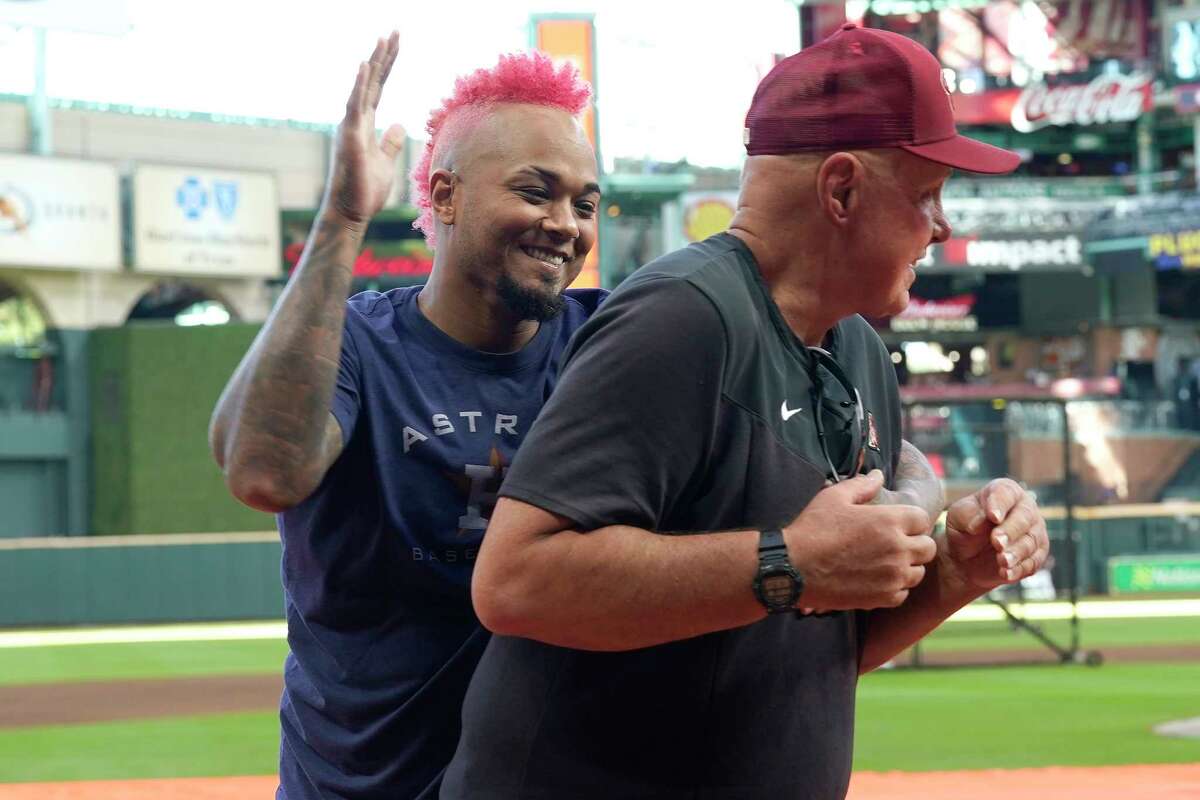 Story photo for Ex-Astros pitching coach Brent Strom gets emotional in return to Minute Maid Park.