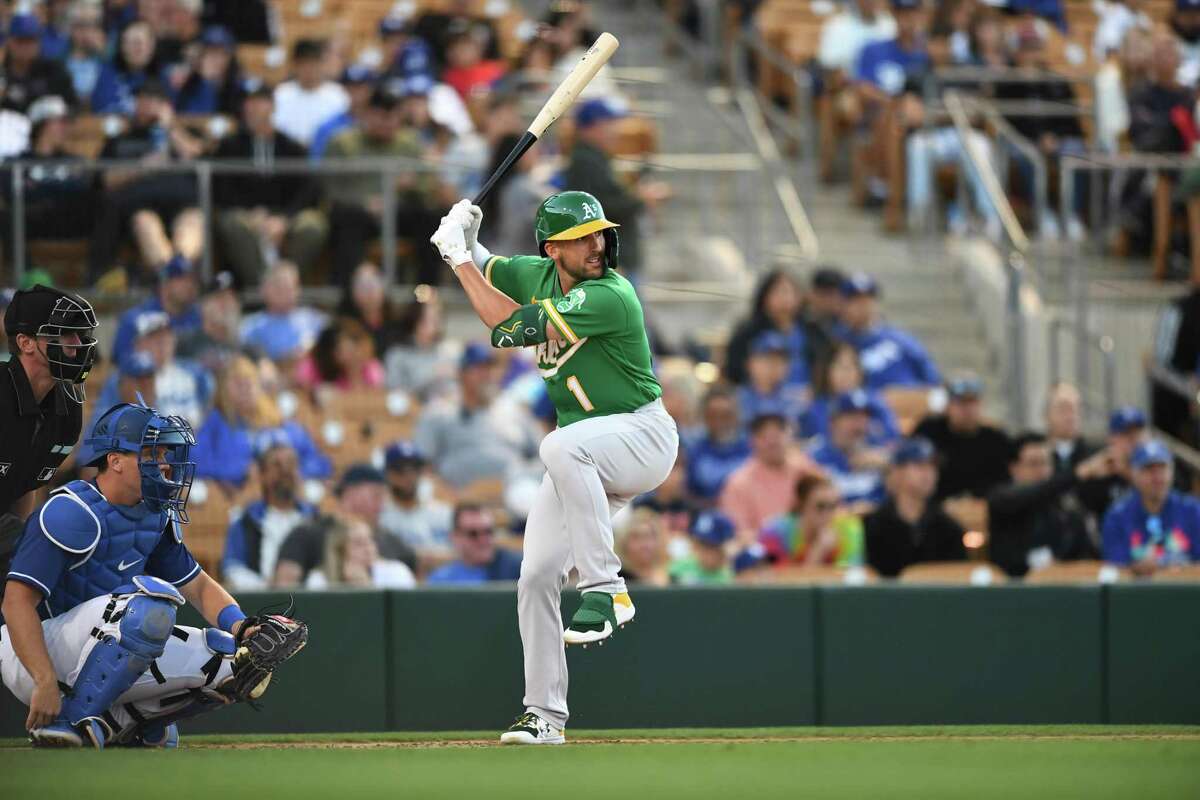 Hitting with 'intent' again, A's Kevin Smith could earn MLB return