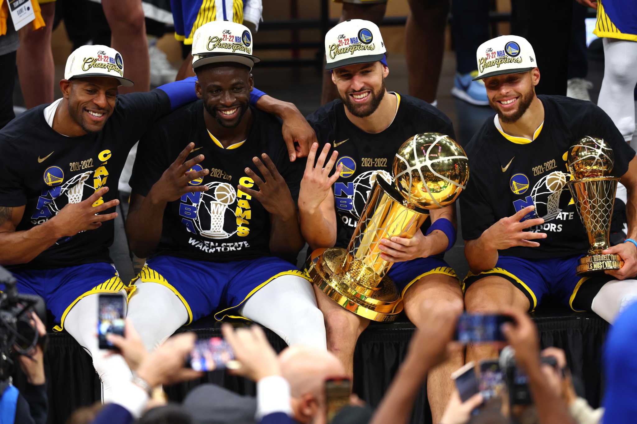 Warriors' original four can make 'mind-boggling' history with a fifth title - San Francisco Chronicle
