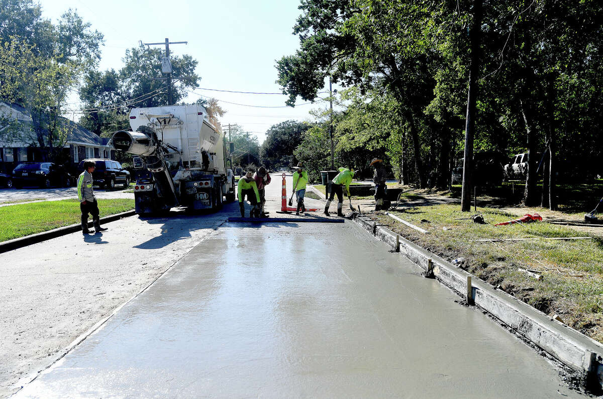 Beaumont's yearlong road repair projects on course for November finish