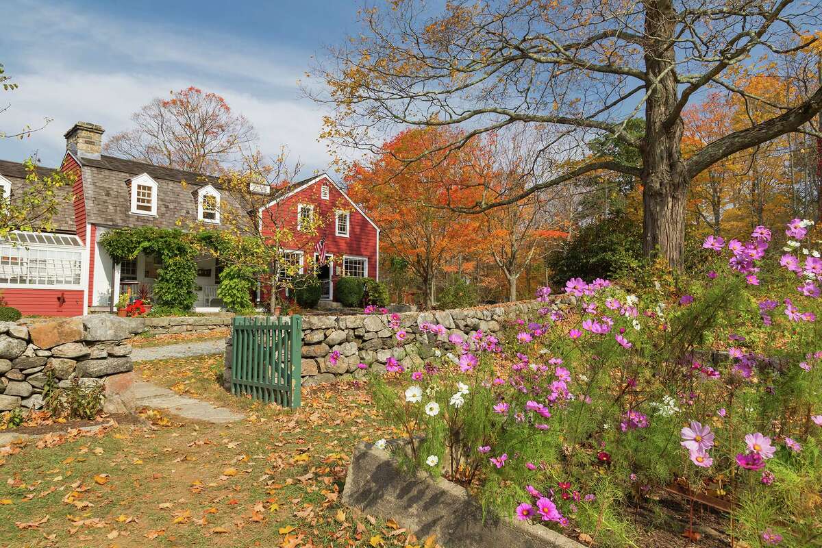 View of Visitors Center at Weir Farm in Wilton.