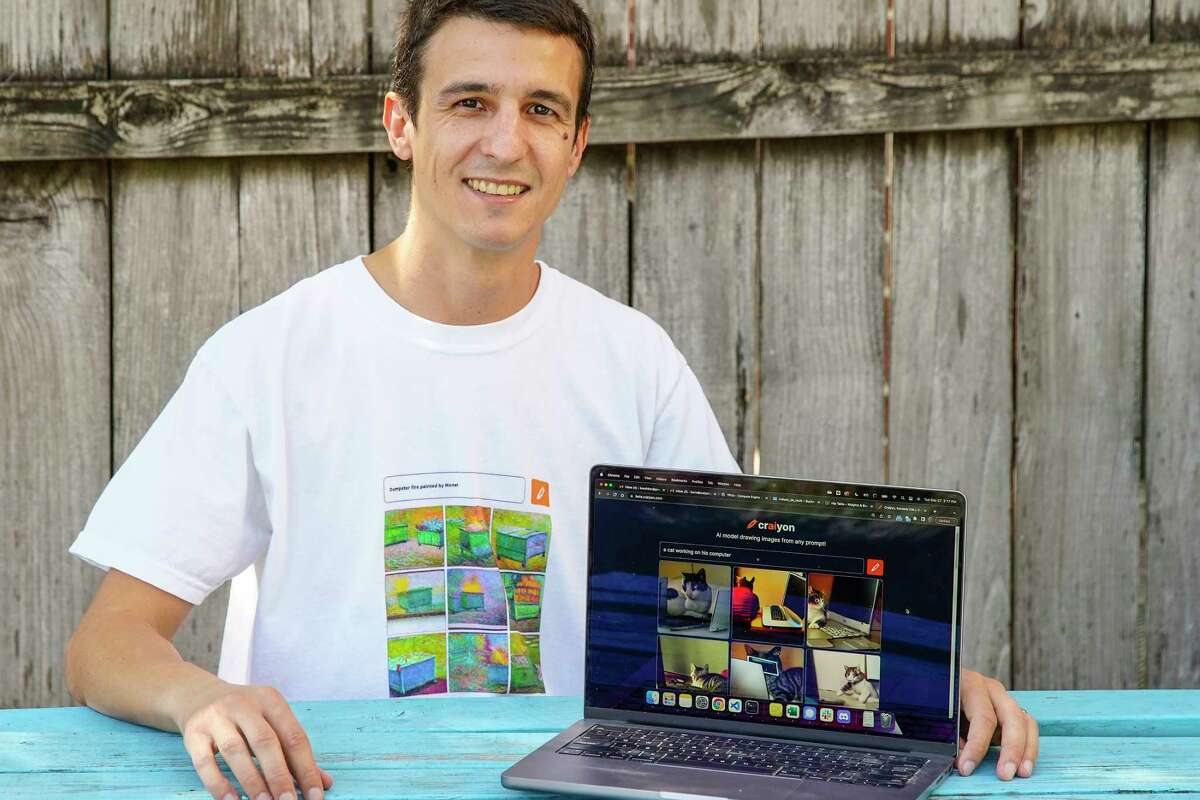 Story photo for AI turns words into pictures.