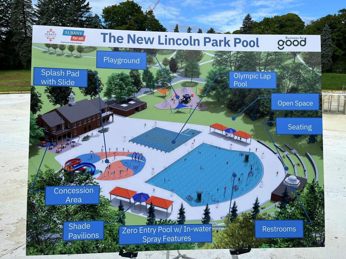 The city of Albany intends to use this design for the new Lincoln Park pool complex. The public was asked to select the new pool from two designs the city revealed over the summer. Mayor Kathy Sheehan revealed the winner Wednesday morning.