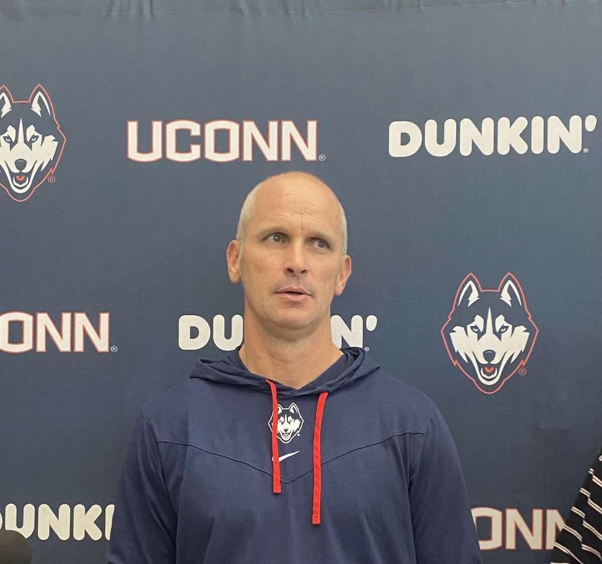 UConn men's basketball coach Dan Hurley talks about the team