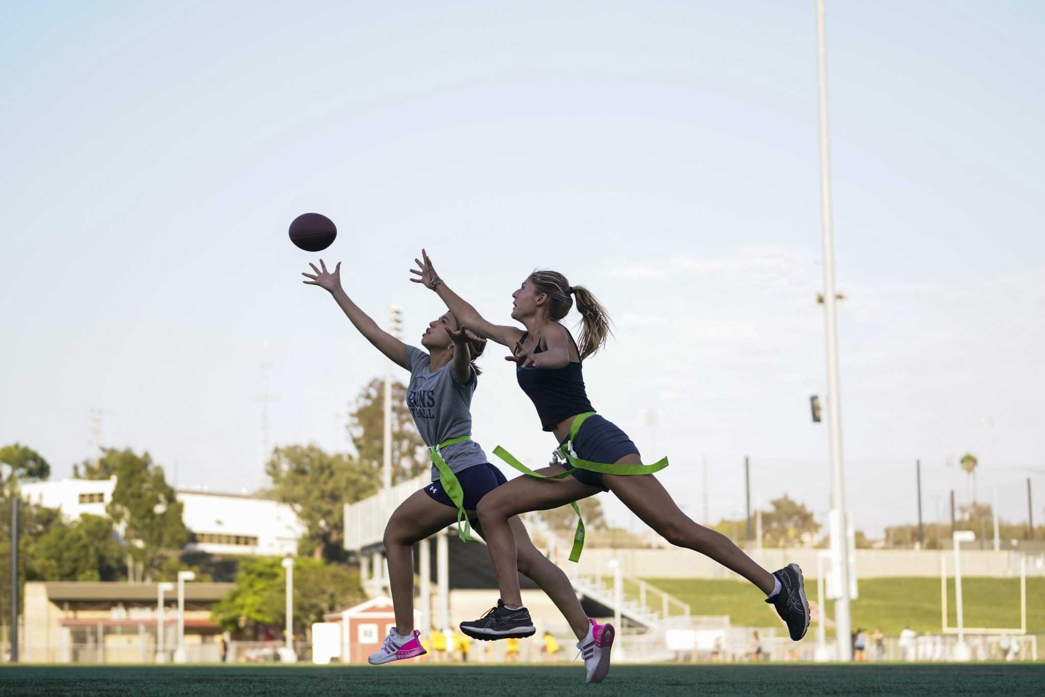 Southern California high school girls flag football teams make