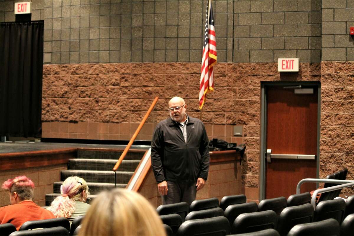 Manistee Area Public Schools held a public forum Wednesday to discuss its plans to retire the district's Chippewa mascot.