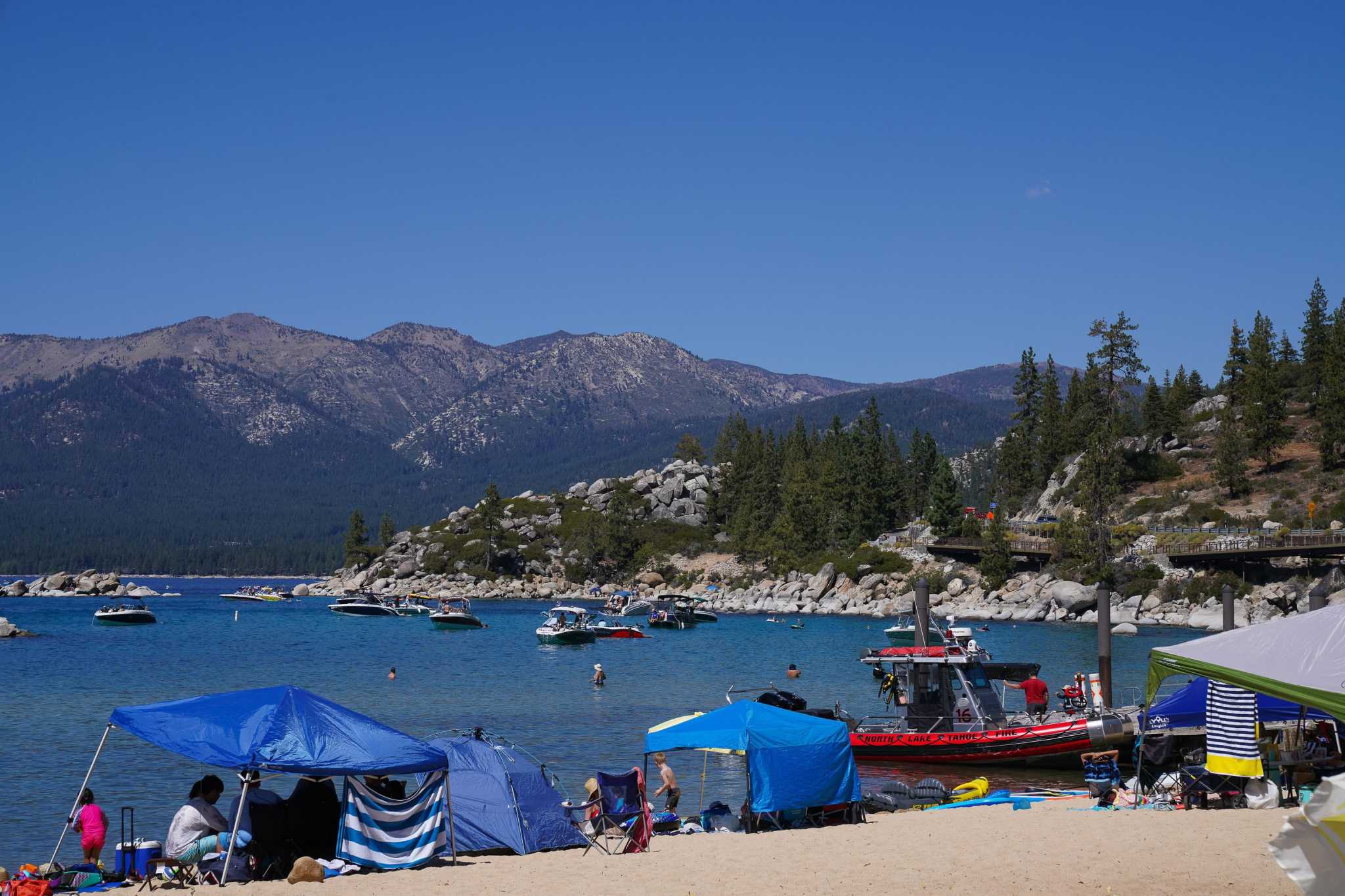 Famed Lake Tahoe beach to require holiday, weekend reservations