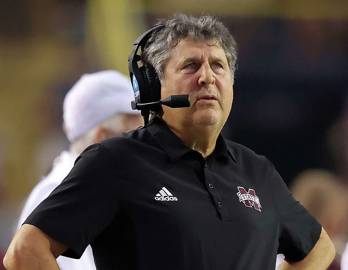 Mississippi State coach Mike Leach improved to 8-4 against A&M with last season’s stunning 26-22 upset at Kyle Field.
