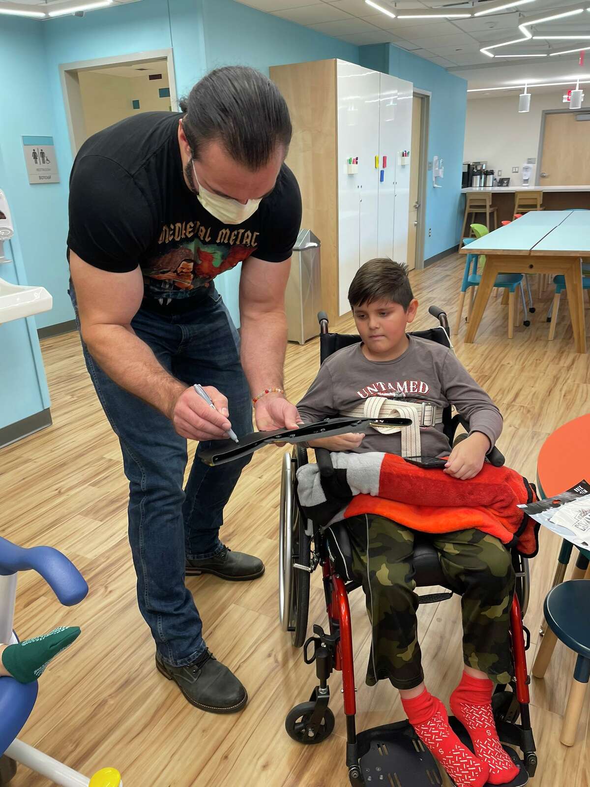 MySA recently interviewed WWE Superstar Drew McIntyre when he was in town to promote the 2023 Royal Rumble, which will be held at the Alamodome on Jan. 28, and visit The Children's Hospital of San Antonio.