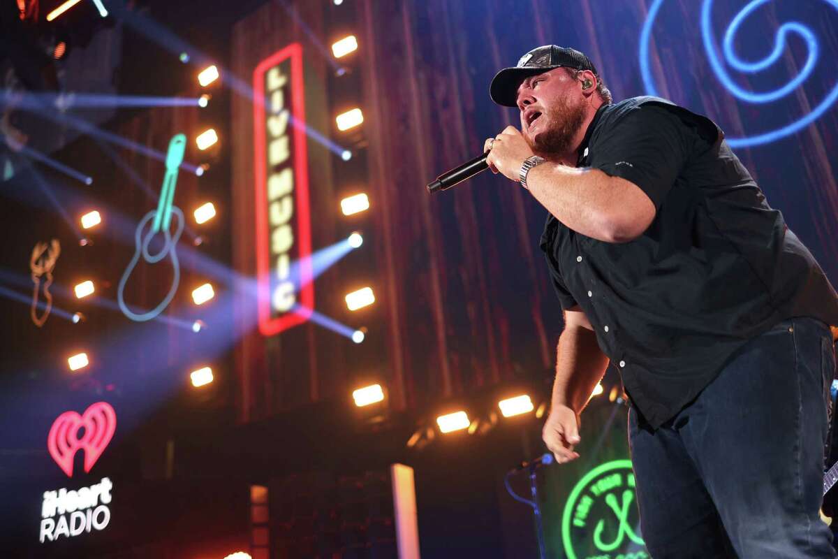 Luke Combs, shown above in Las Vegas in September, performed Friday, Sept. 30, 2022, at the MVP Arena in Albany on the first of a two-night sold-out stand. (Matt Winkelmeyer / Getty Images)