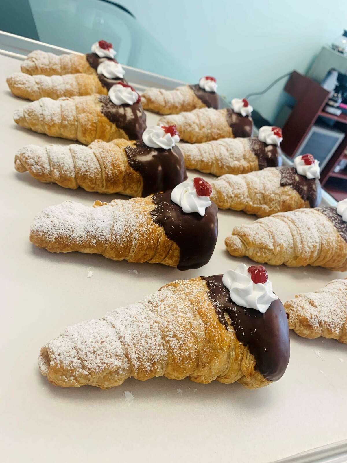 Among the delicacies available for purchase at El Cisne Bakery in New Milford, customers can satisfy their sweet tooth with the bakery's array of cookies, cakes, croissants and other tasty treats.