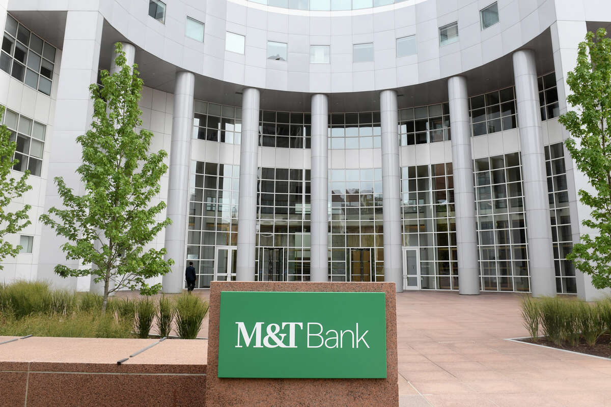 M&T Bank regional offices in the Bridgeport Center building in downtown, Bridgeport, Conn. Sept. 30, 2022.