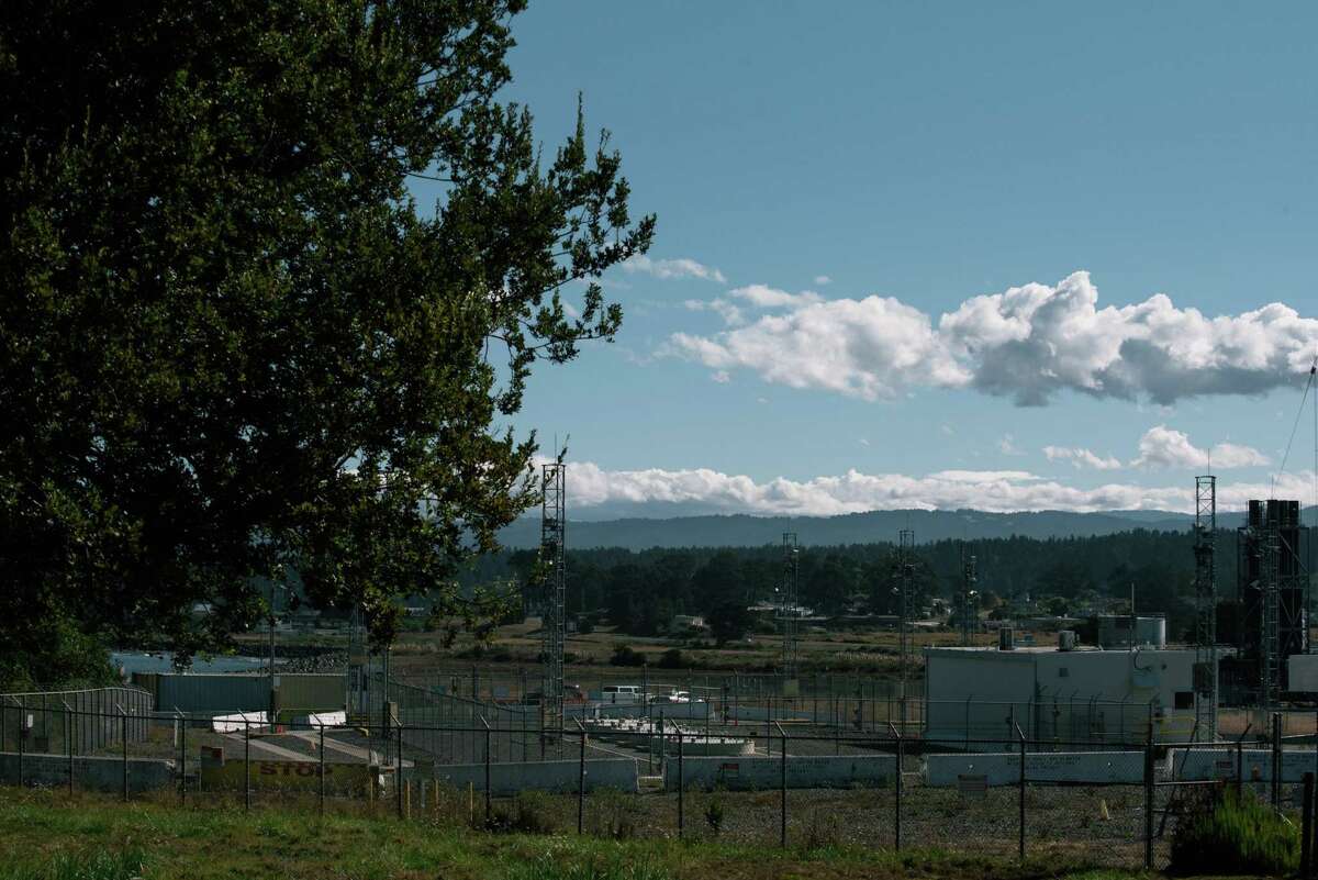 The Humboldt Bay Independent Spent Fuel Storage Installation in King Salmon. The sea level is expected to rise 3 feet by 2060 in Humboldt Bay, the fastest rate on the West Coast. Worsened by tectonic activity, sea level rise threatens residences, stored waste from a decommissioned nuclear plant, wastewater treatment plants, and part of Highway 101 that connects Eureka and Arcata.