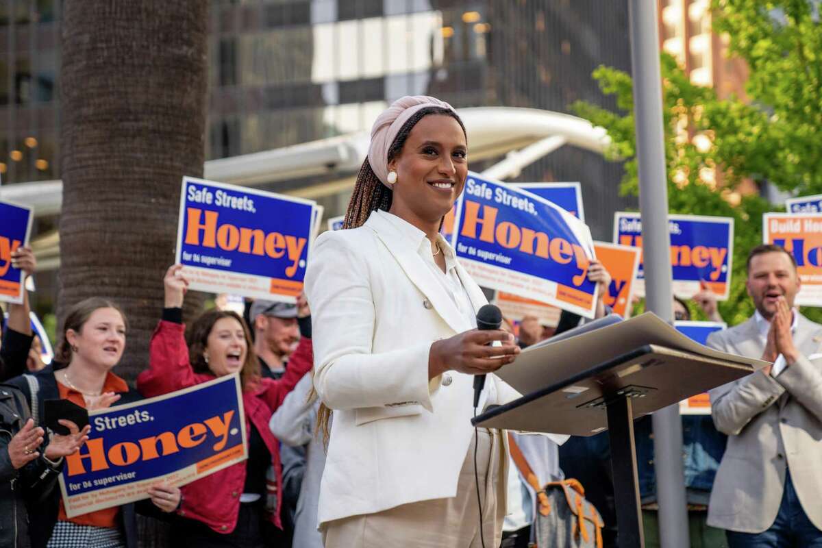 Honey Mahogany officially launched her campaign for the District 6 seat on the San Francisco Board of Supervisors in San Francisco, Calif., on June 2, 2022.