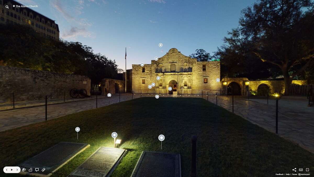 The new Alamo Church Virtual Tour uses over 100 4K resolution, 360-degree scans to provide detail images of more than 40 points of interest outside and inside the iconic mission-era church. The tour publicly launched this week and is free to anyone with internet access at thealamo.org.
