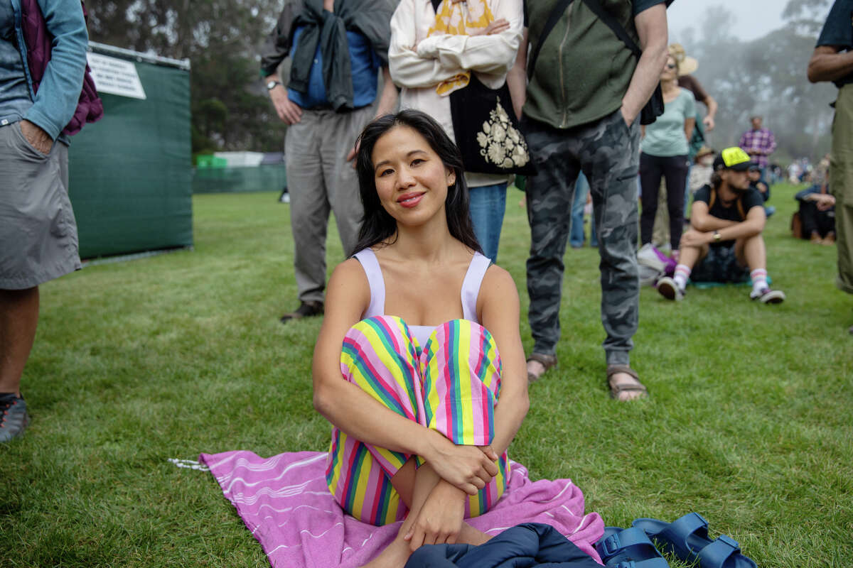 Joelle Leung performs at the Hardly Strictly Bluegrass in San Francisco's Golden Gate Park on September 9.  March 30, 2022.