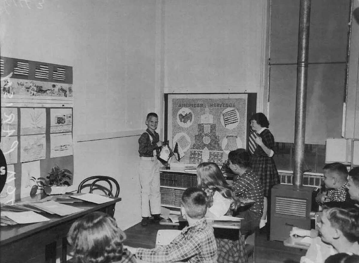 Students at McKinley Elementary School, shown here in 1962, attended one of the smallest schools in the San Antonio Independent School District, only a block away from another small school, Gonzales Elementary.