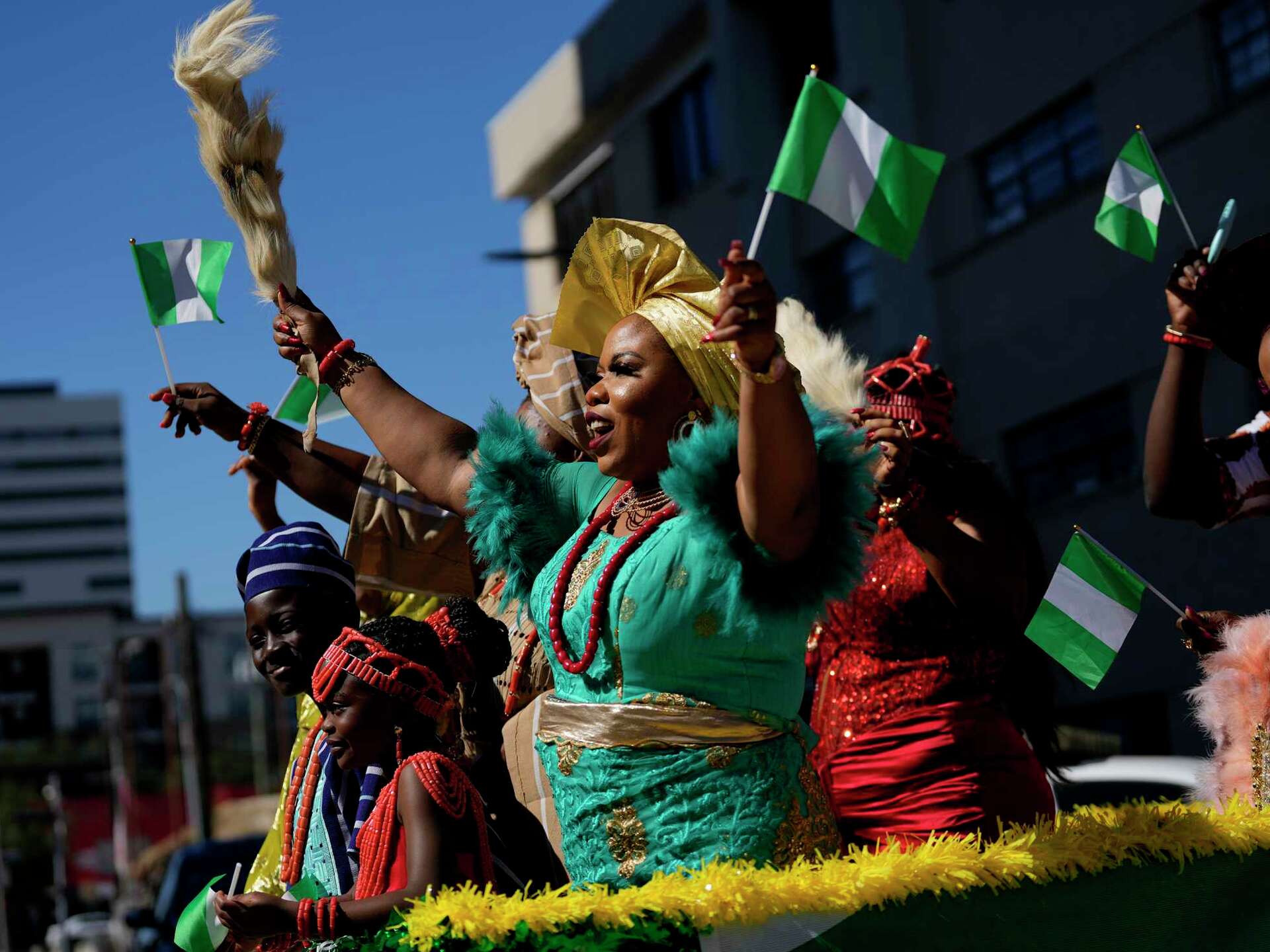 Hundreds celebrate Nigeria Independence Day in downtown Houston