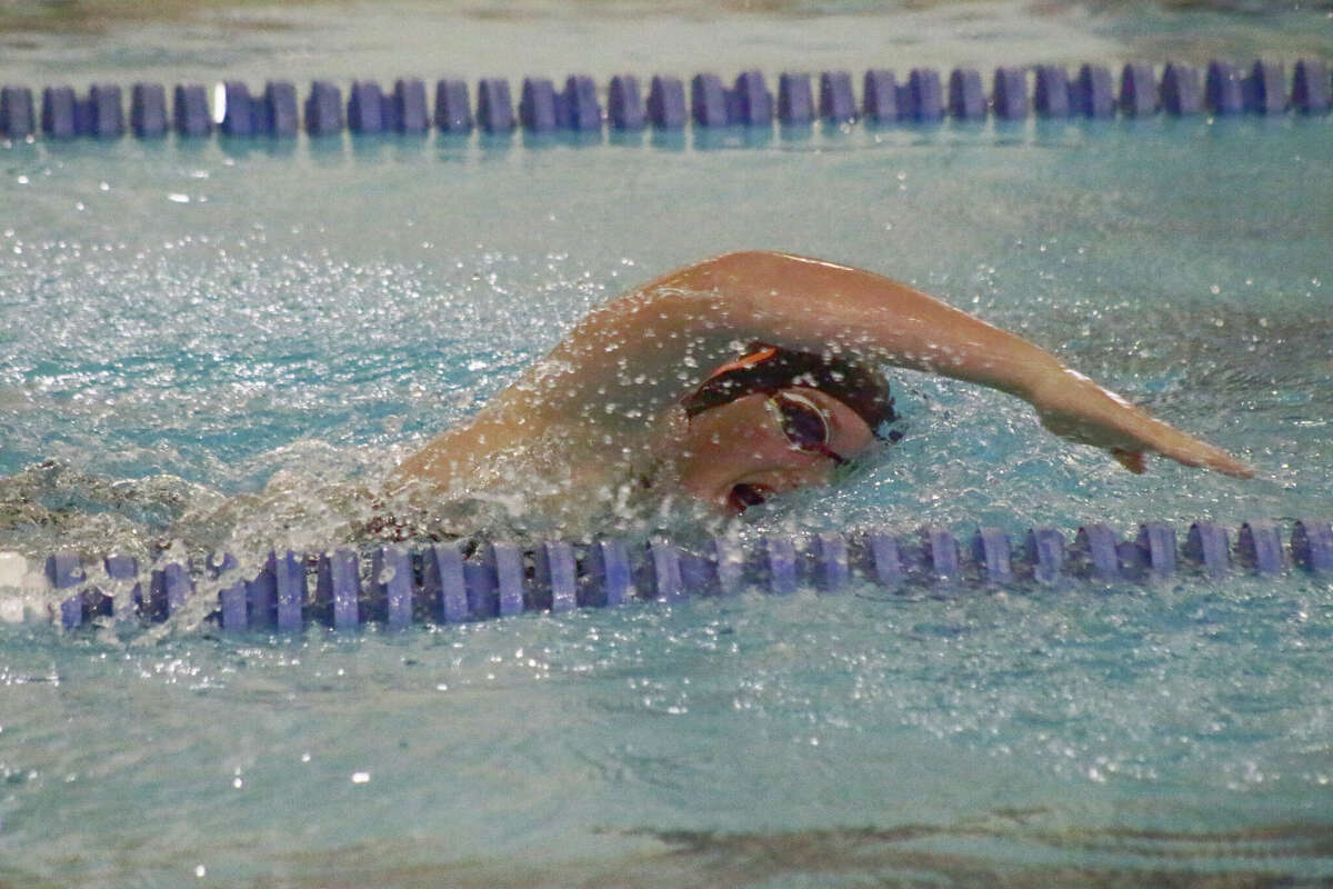 Parker LeVasseur placed first in the 500-yard freestyle with a time of 5:39.91 on Saturday at the Chuck Fruit Aquatic Center. 