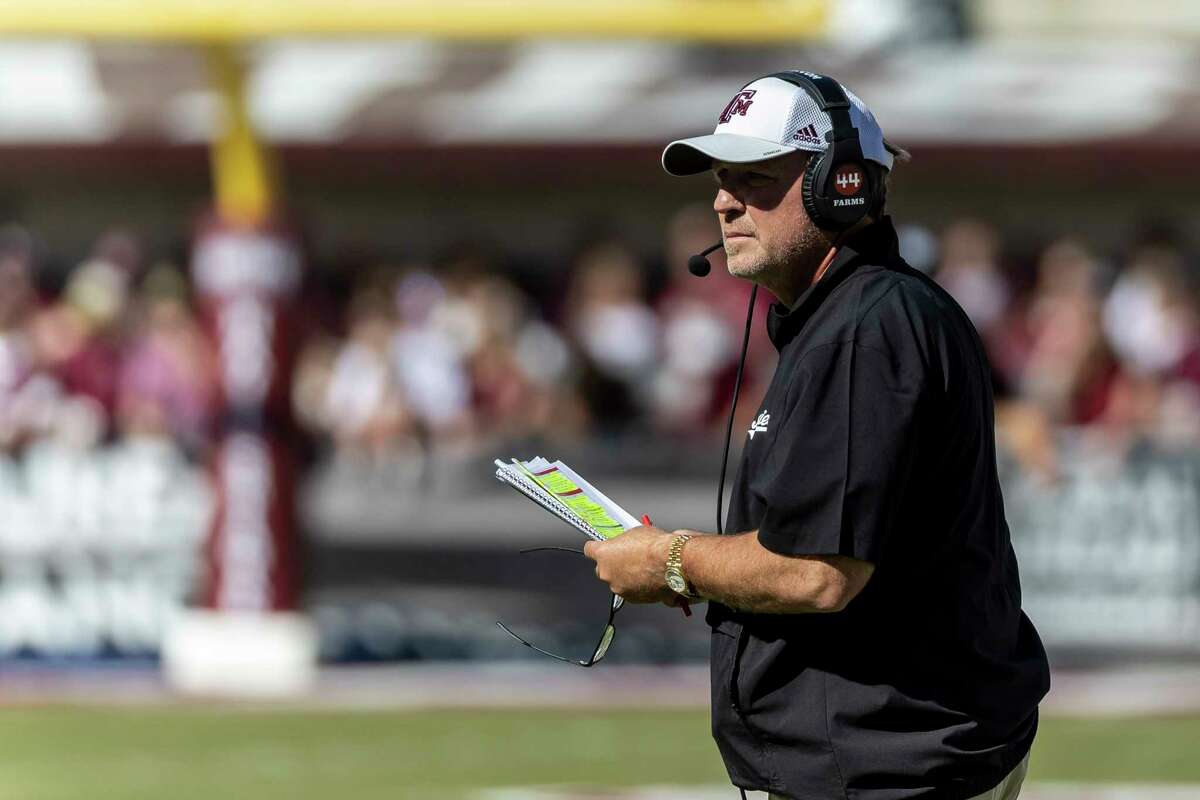 Finding a true offensive coordinator and play-caller is one of Jimbo Fisher’s first orders of business after the Aggies end their season against No. 5 LSU on Saturday night. 