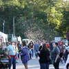 A wide shot of the crowd during the first hour of Glenfest, including the ever-present bubbles. 